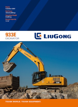 Excavadoras de orugas Liugong 933E