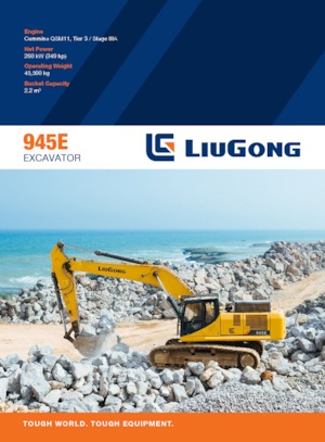 Excavadoras de orugas Liugong 945E 