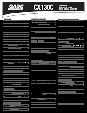 Excavadoras de orugas Case CX 130 C