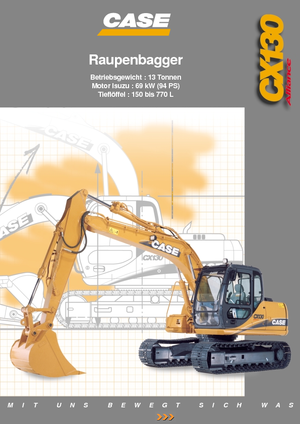 Excavadoras de orugas Case CX 130