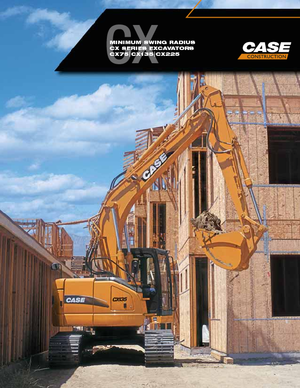 Excavadoras de orugas Case CX 225 SR