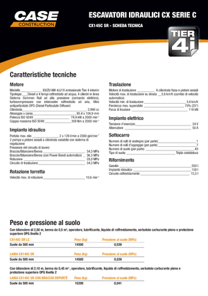 Excavadoras de orugas Case CX145C 