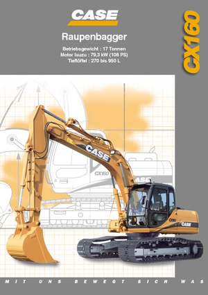 Excavadoras de orugas Case CX 160