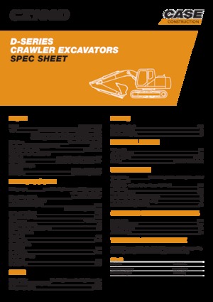 Excavadoras de orugas Case CX160D