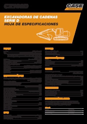 Excavadoras de orugas Case CX160D