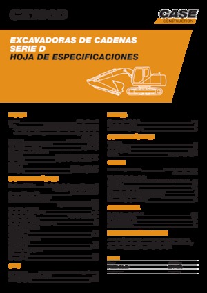 Excavadoras de orugas Case CX180D