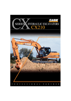 Excavadoras de orugas Case CX 210