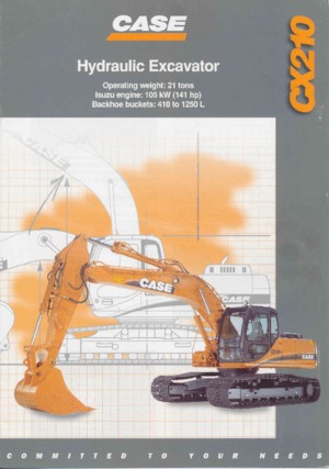 Excavadoras de orugas Case CX 210