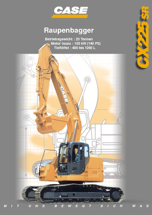 Excavadoras de orugas Case CX 225 SR