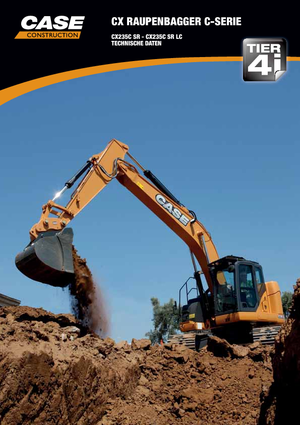 Excavadoras de orugas Case CX235CSR 