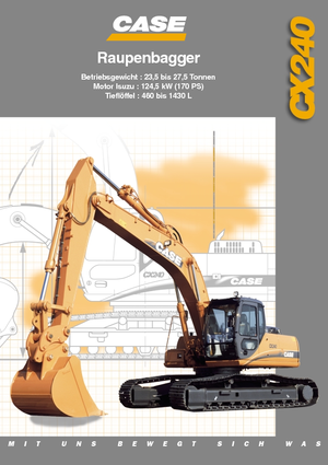 Excavadoras de orugas Case CX 240