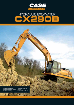 Excavadoras de orugas Case CX 290 B NLC
