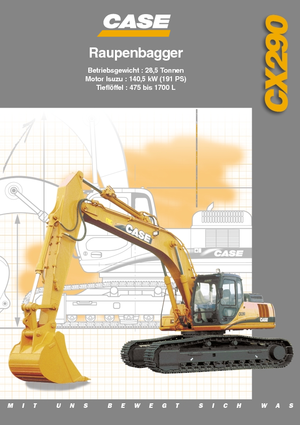 Excavadoras de orugas Case CX 290