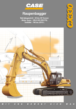 Excavadoras de orugas Case CX 330