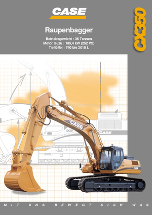 Excavadoras de orugas Case CX 350