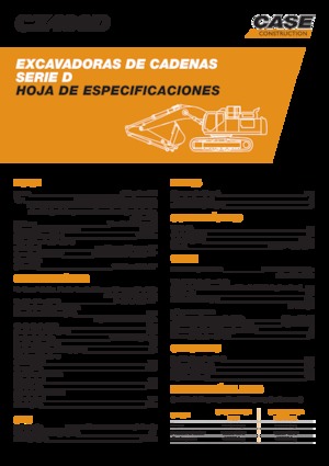 Excavadoras de orugas Case CX490D