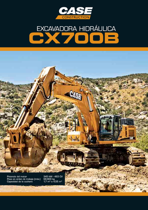 Excavadoras de orugas Case CX 700 B