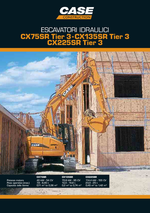 Excavadoras de orugas Case CX 225 SR