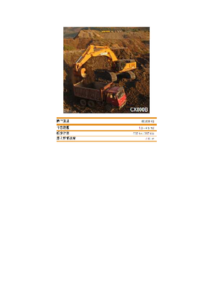 Excavadoras de orugas Case CX 800 B