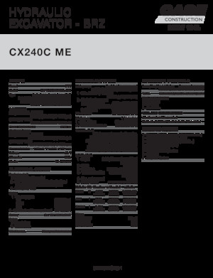 Excavadoras de orugas Case CX240C ME