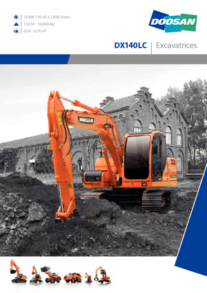 Excavadoras de orugas Doosan DX 140 LC