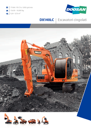 Excavadoras de orugas Doosan DX 140 LC