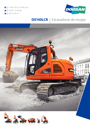 Excavadoras de orugas Doosan DX 140 LCR