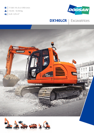 Excavadoras de orugas Doosan DX 140 LCR