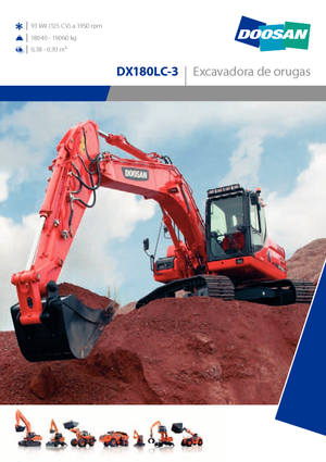 Excavadoras de orugas Doosan DX180LC-3
