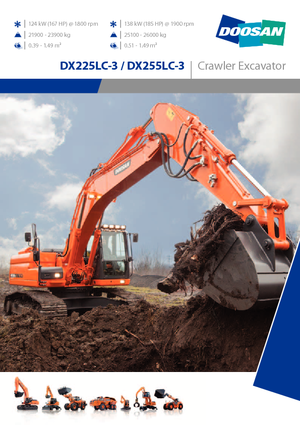 Excavadoras de orugas Doosan DX255NLC-3