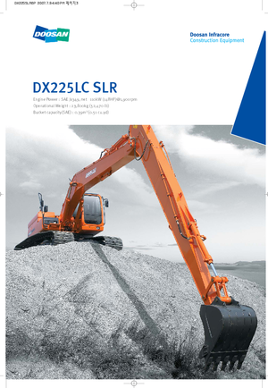 Excavadoras de orugas Doosan DX255LC SLR