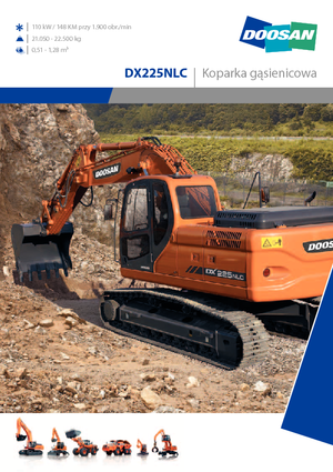 Excavadoras de orugas Doosan DX 225 N LC