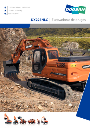 Excavadoras de orugas Doosan DX 225 N LC