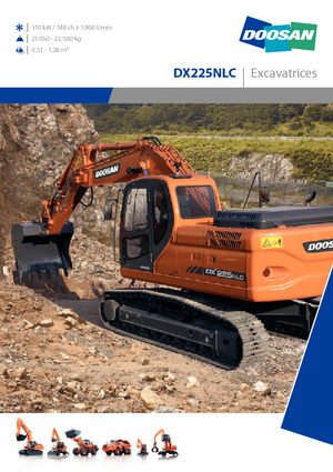 Excavadoras de orugas Doosan DX 225 N LC