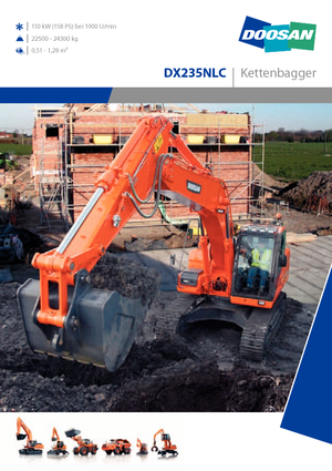Excavadoras de orugas Doosan DX235NLC
