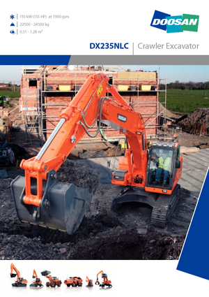 Excavadoras de orugas Doosan DX235NLC