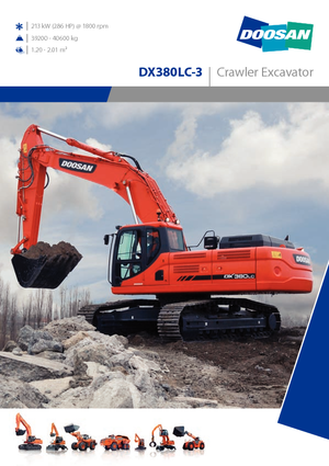 Excavadoras de orugas Doosan DX380NLC-3