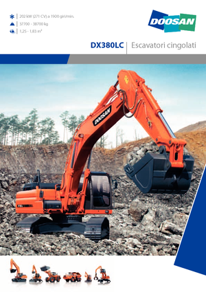 Excavadoras de orugas Doosan DX 380 LC