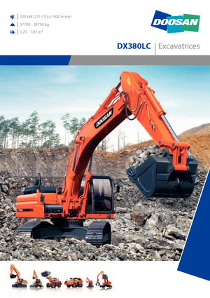 Excavadoras de orugas Doosan DX 380 LC