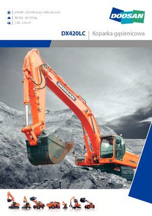 Excavadoras de orugas Doosan DX 420 LC