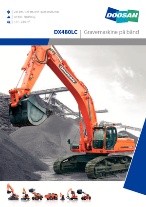Excavadoras de orugas Doosan DX 480 LC