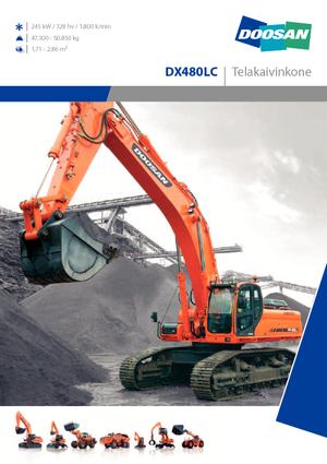 Excavadoras de orugas Doosan DX 480 LC