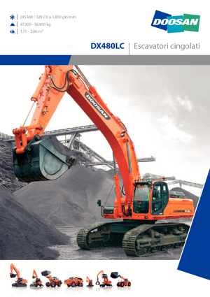 Excavadoras de orugas Doosan DX 480 LC