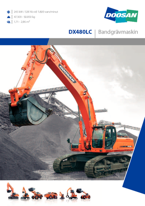 Excavadoras de orugas Doosan DX 480 LC