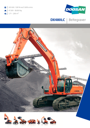 Excavadoras de orugas Doosan DX 480 LC
