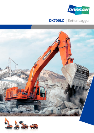 Excavadoras de orugas Doosan DX700LC
