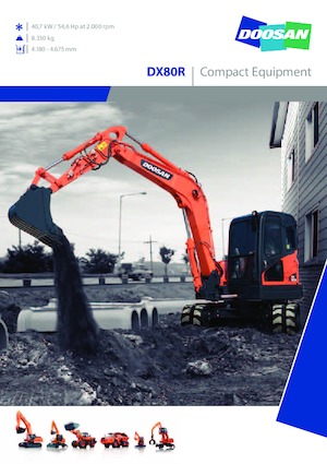 Excavadoras de orugas Doosan DX 80 R 3