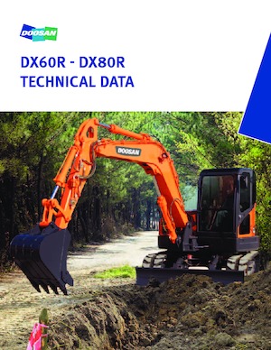 Excavadoras de orugas Doosan DX 80 R