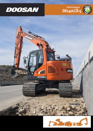 Excavadoras de orugas Doosan DX140LCR-5