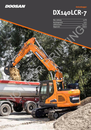Excavadoras de orugas Doosan DX140LCR-7